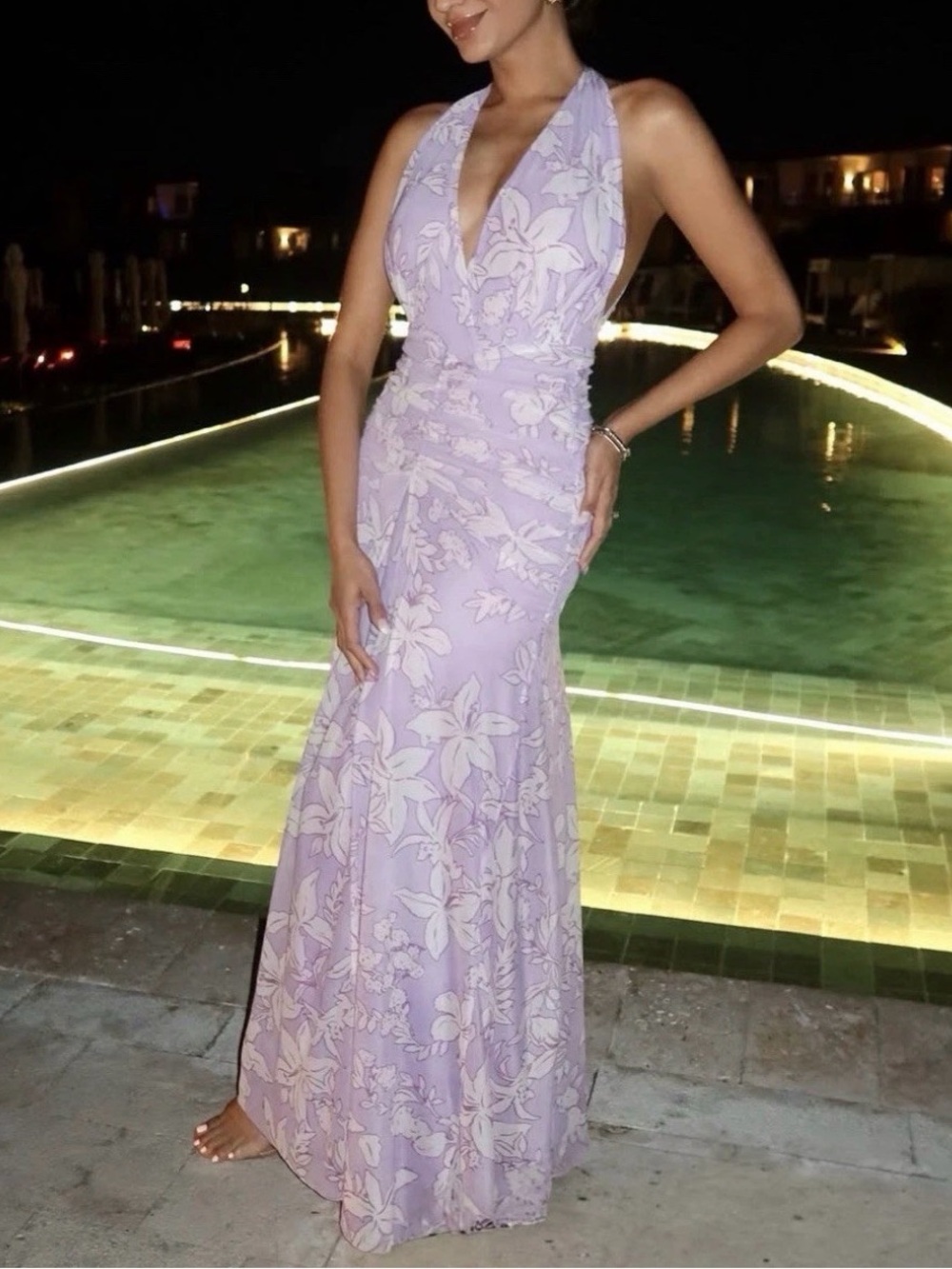 Lilac Tulle Gown